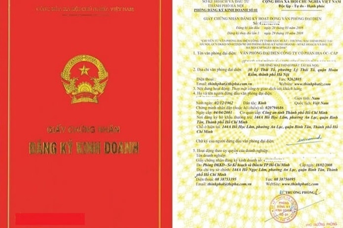 Cấp giấy chứng nhận đăng ký doanh nghiệp