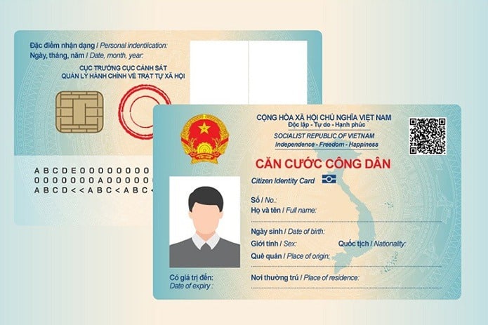 mặt sau căn cước c&ocirc;ng d&acirc;n