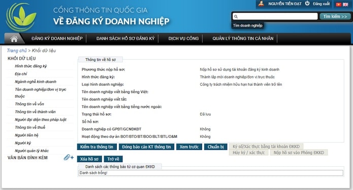 Nộp hồ sơ online