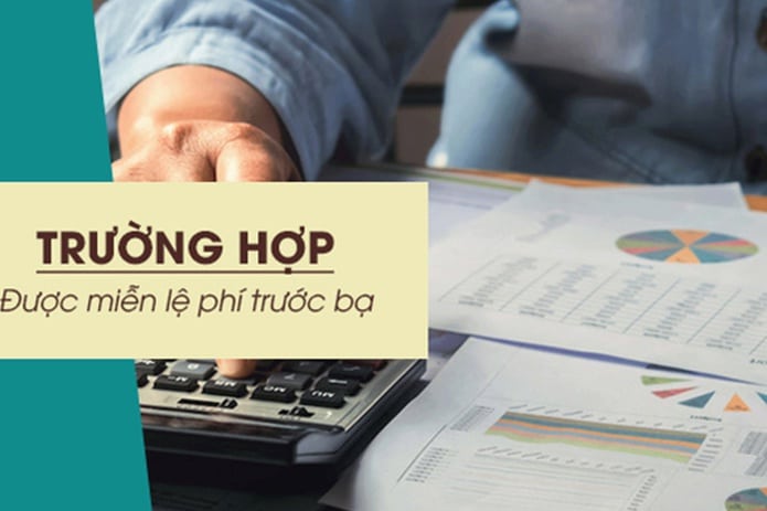 trường hợp được miễn lệ phí trước bạ