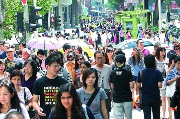 Mật độ dân số Singapore