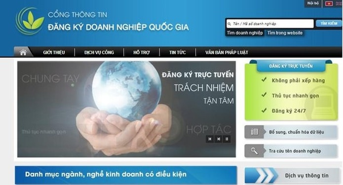 công bố thông tin đăng ký doanh nghiệp