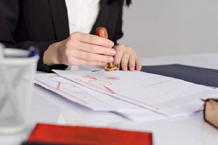 Khắc con dấu công ty nội thất