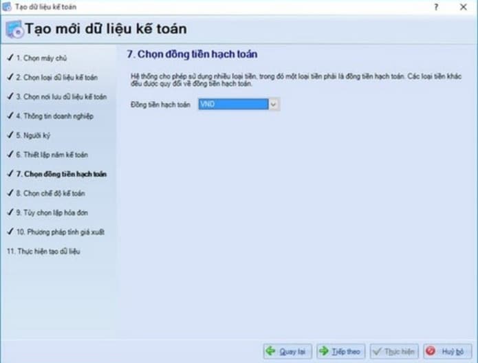 đồng tiền hạch toán phần mềm kế toán misa