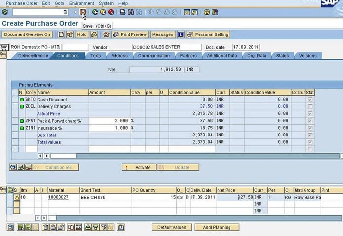 kế toán bán hàng Sap