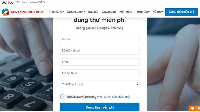 tải phần mềm kế toán misa