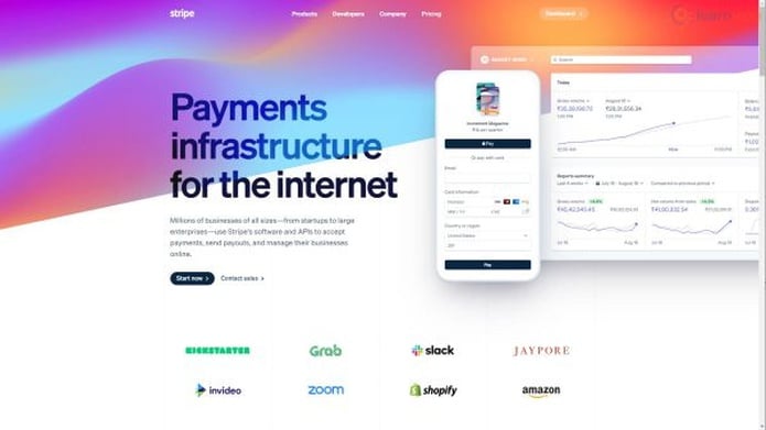 Mở tài khoản Stripe Payment doanh nghiệp