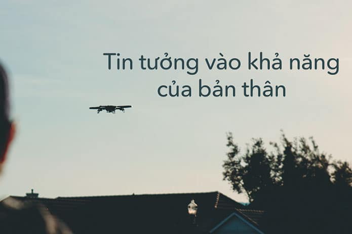 tin tưởng khả năng bản thân