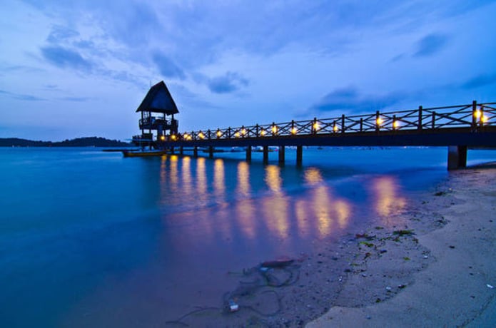 bãi biển Singapore Changi
