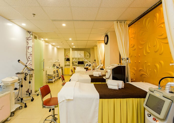 có mặt bằng đẹp nên kinh doanh spa thẩm mỹ viện
