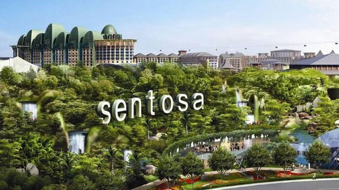 Địa điểm sống ảo ở Singapore - đảo Sentosa