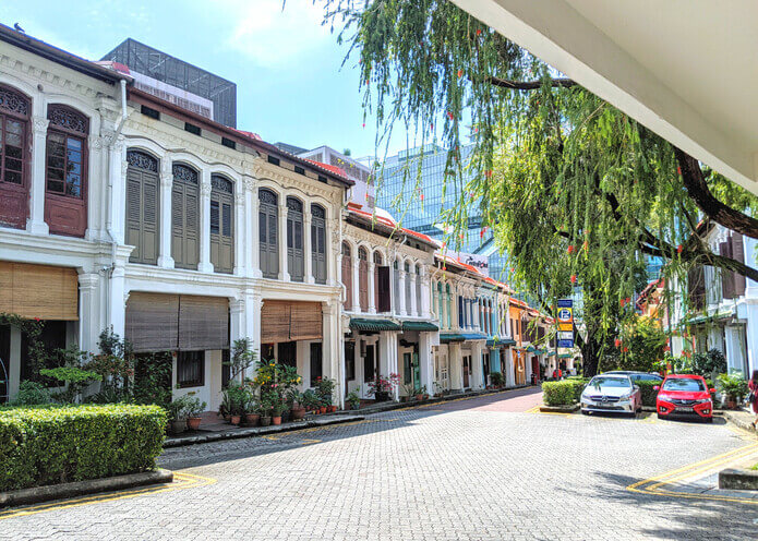 Địa điểm sống ảo ở Singapore - Emerald Hill Street