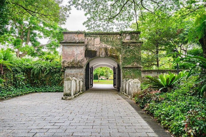 Địa điểm sống ảo ở Singapore - Fort Canning Park