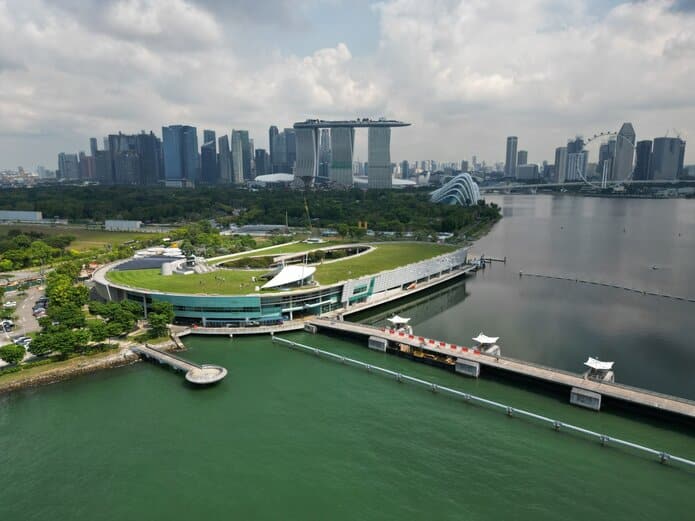 Địa điểm sống ảo ở Singapore - Marina Barrage