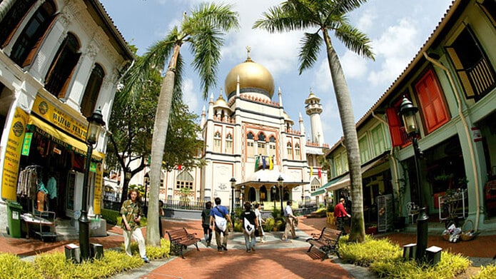 Địa điểm sống ảo ở Singapore - Masjid Sultan Mosque