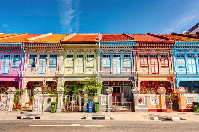Địa điểm sống ảo ở Singapore - Nhà Peranakan