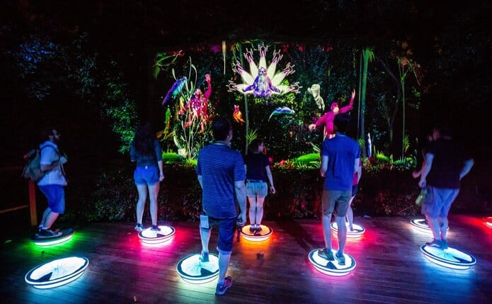 Địa điểm sống ảo ở Singapore - Rainforest Lumina