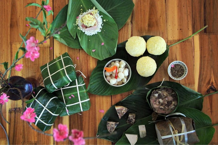Gần Tết, nên kinh doanh bánh chưng bánh tét