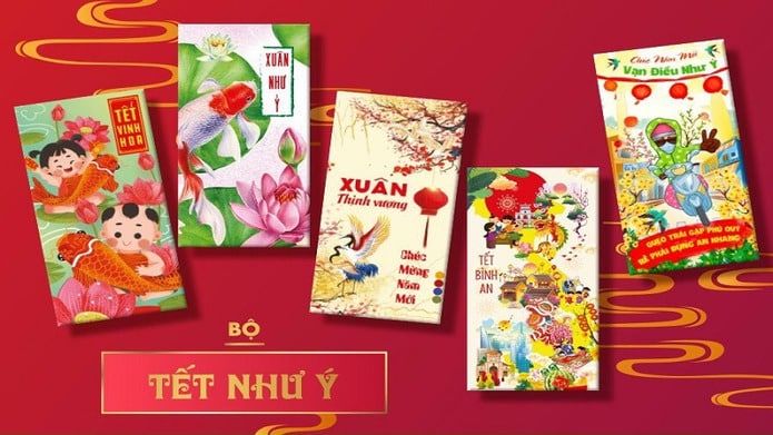 gần tết nên kinh doanh bao lì xì ngày Tết