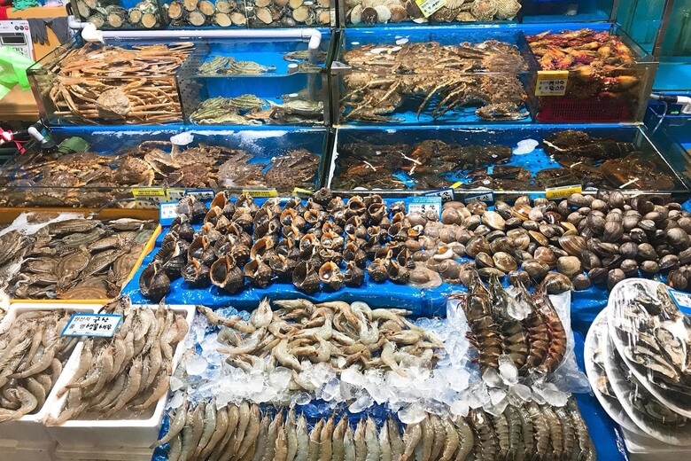 Cửa hàng bán hải sản