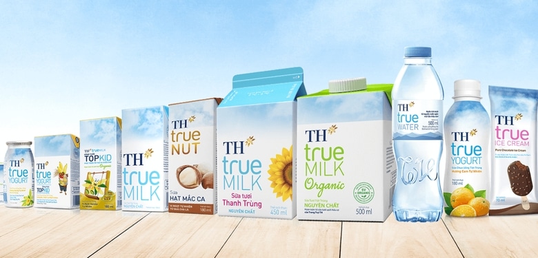 Các sản phẩm chủ lực của TH True Milk