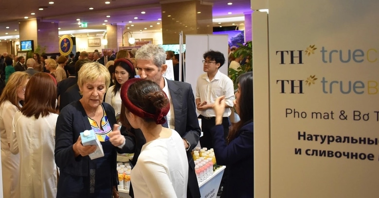 TH True Milk tham gia triển lãm hàng hóa tại nước Nga
