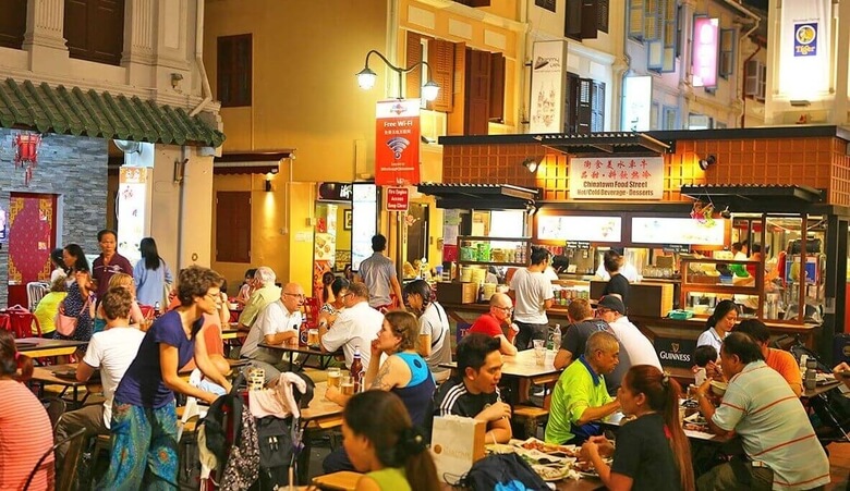 Chi phí ăn uống tại Singapore