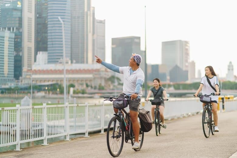 Đạp xe quanh Marina Bay Sands