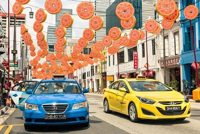 Du lịch Singapore bằng taxi