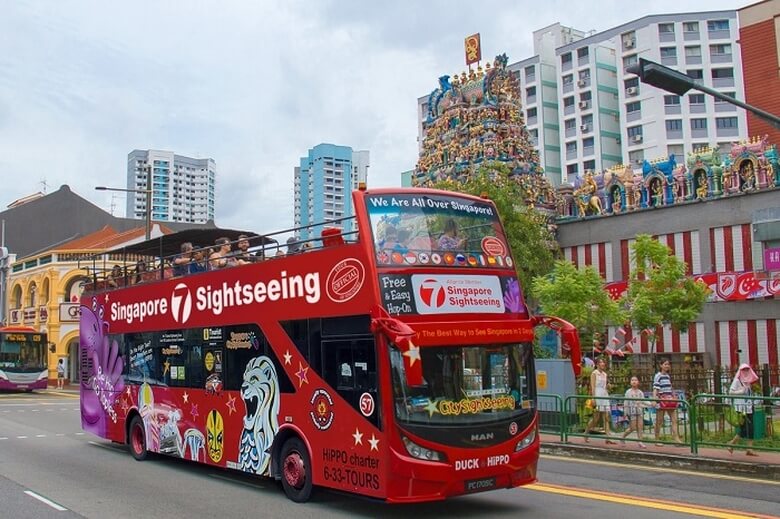 Du lịch Singapore bằng xe bus