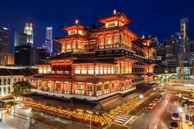 Sự tích chùa Răng Phật Singapore