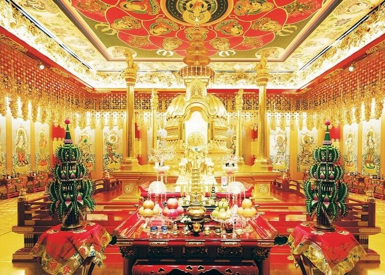 Tầng 4 chùa Răng Phật
