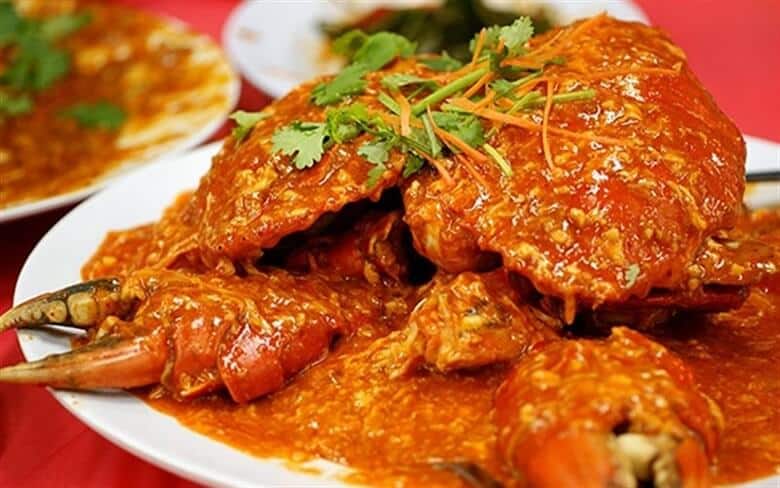 Cua sốt ớt - Đặc sản Singapore