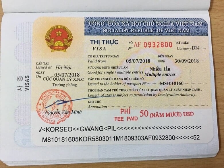 Giá trị của giấy miễn thị thực