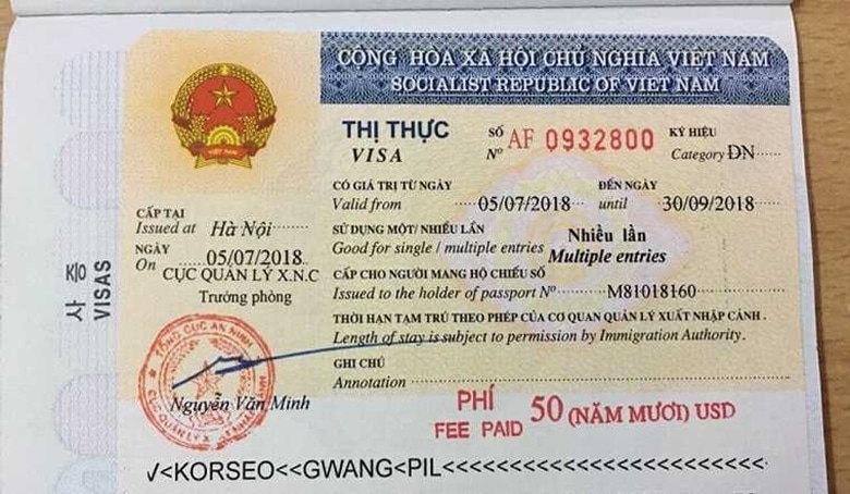 Khái niệm thị thực