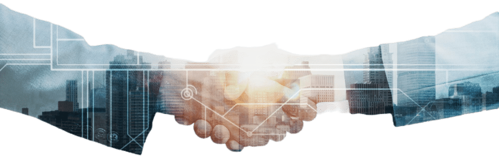 business-partners-handshake-global-corporate-with-technology-concept business partners handshake global corporate with technology concept e1721579429993