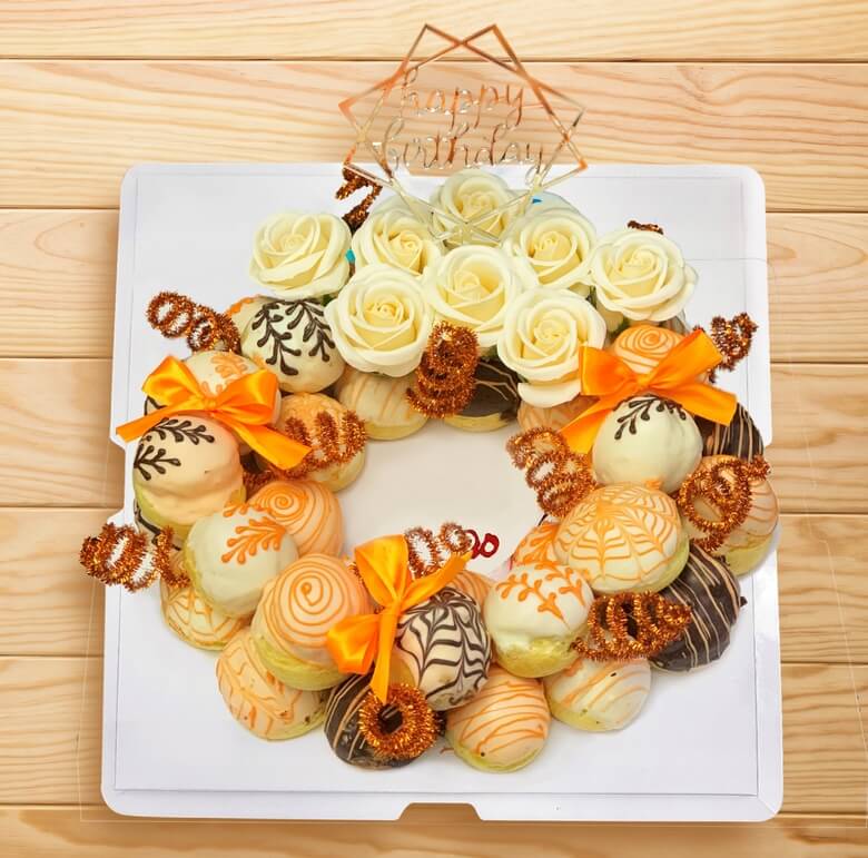 Hình ảnh bánh su kem Singapore mẫu 4