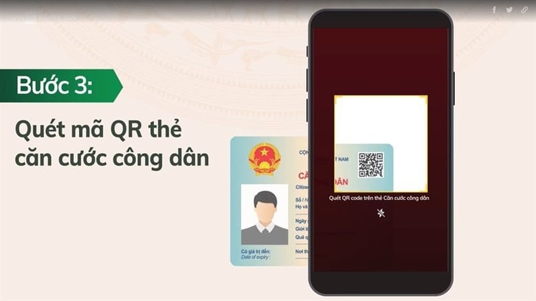 Quét mã QR CCCD