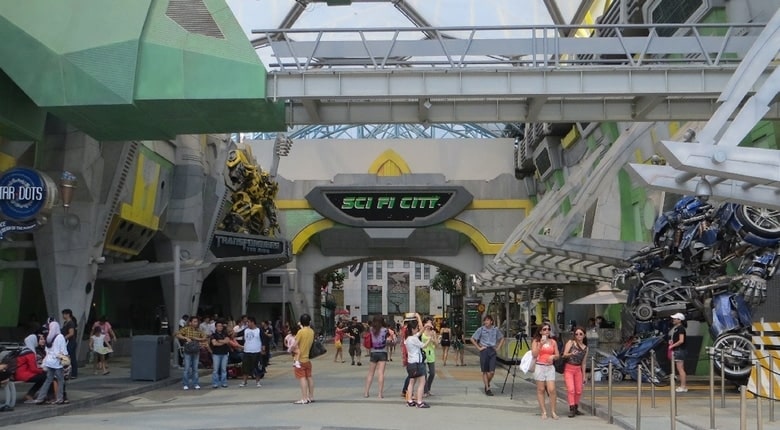 Sci-Fi City Universal Studios Singapore