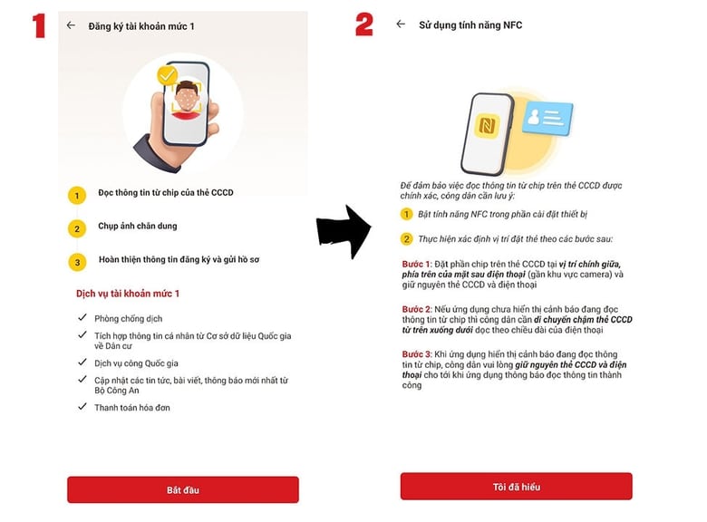 Sử dụng tính năng NFC