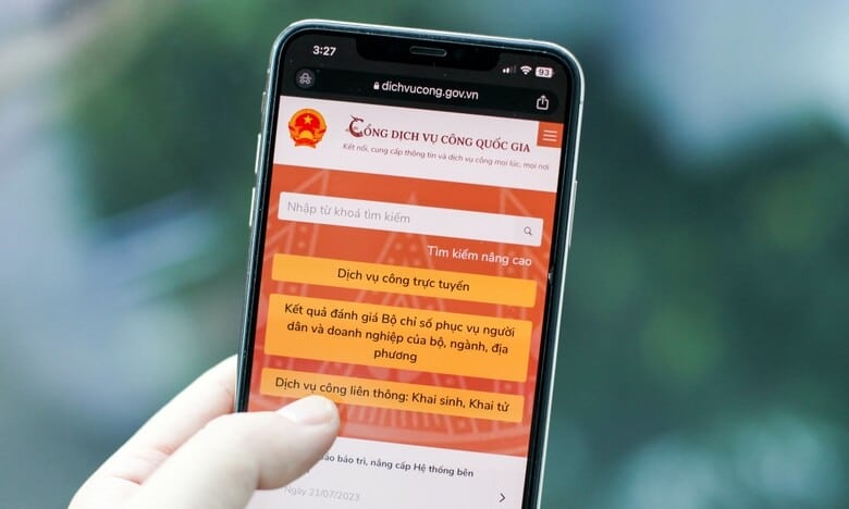 Tài khoản dịch vụ công