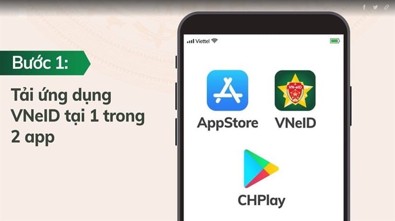 Tải ứng dụng VNeID