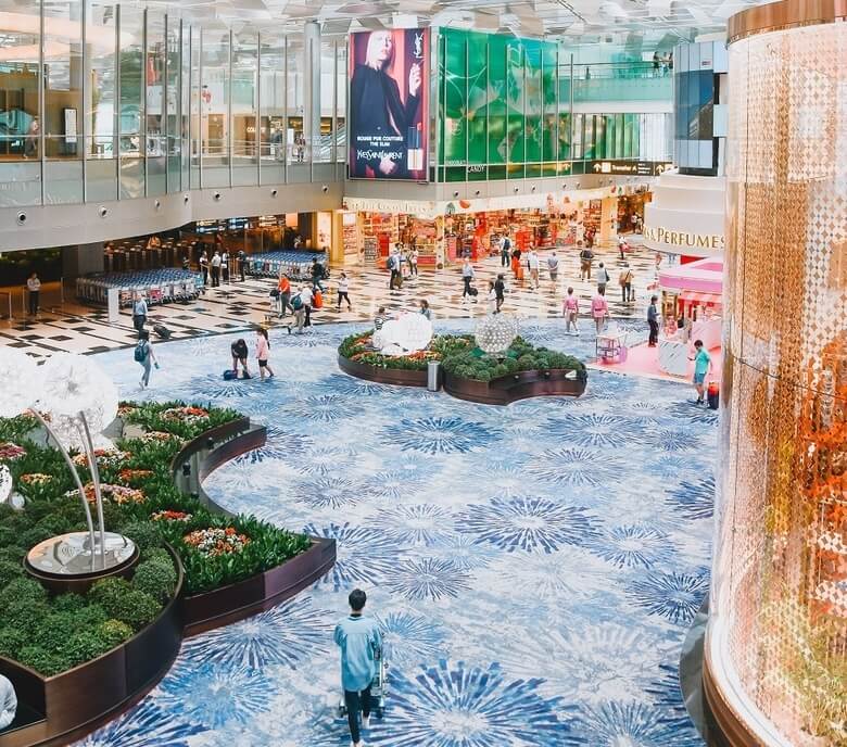 Trung tâm vui chơi mua sắm sân bay Singapore