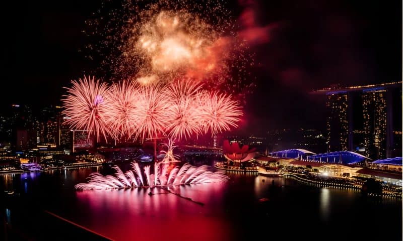 Countdown năm mới tại vịnh Marina