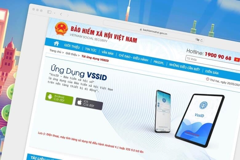 Đăng ký VssID trên website