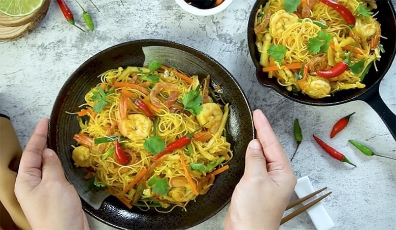 Địa điểm bán mì xào Singapore