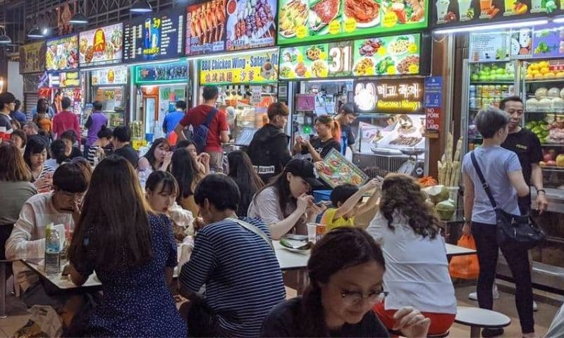 phố ẩm thực Newton Food Centre