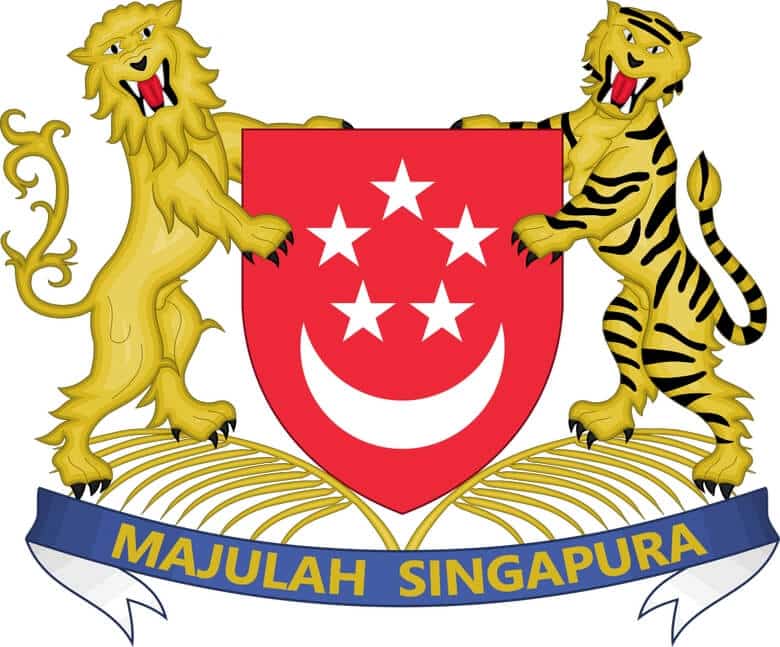 Hình ảnh quốc huy Singapore