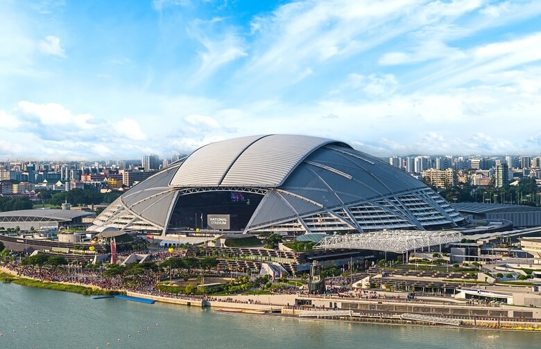 Kiến trúc sân vận động trong nhà Singapore