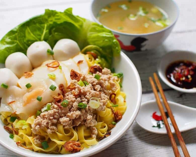 Mì thịt bằm Bak Chor Mee